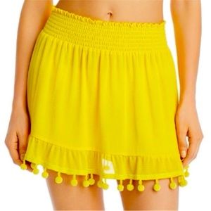 New! Ramy Brook Stevie Skirt Pom Pom Size Small